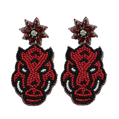 Carolina Rhinestone Beaded Earrings