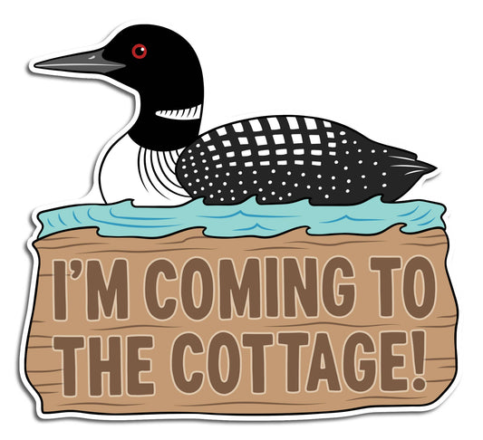 Heated Rivalry - I'm Coming to the Cottage Sticker