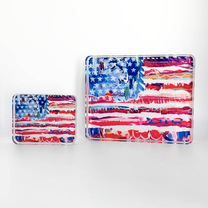 250th Old Glory Acrylic Flag: Large