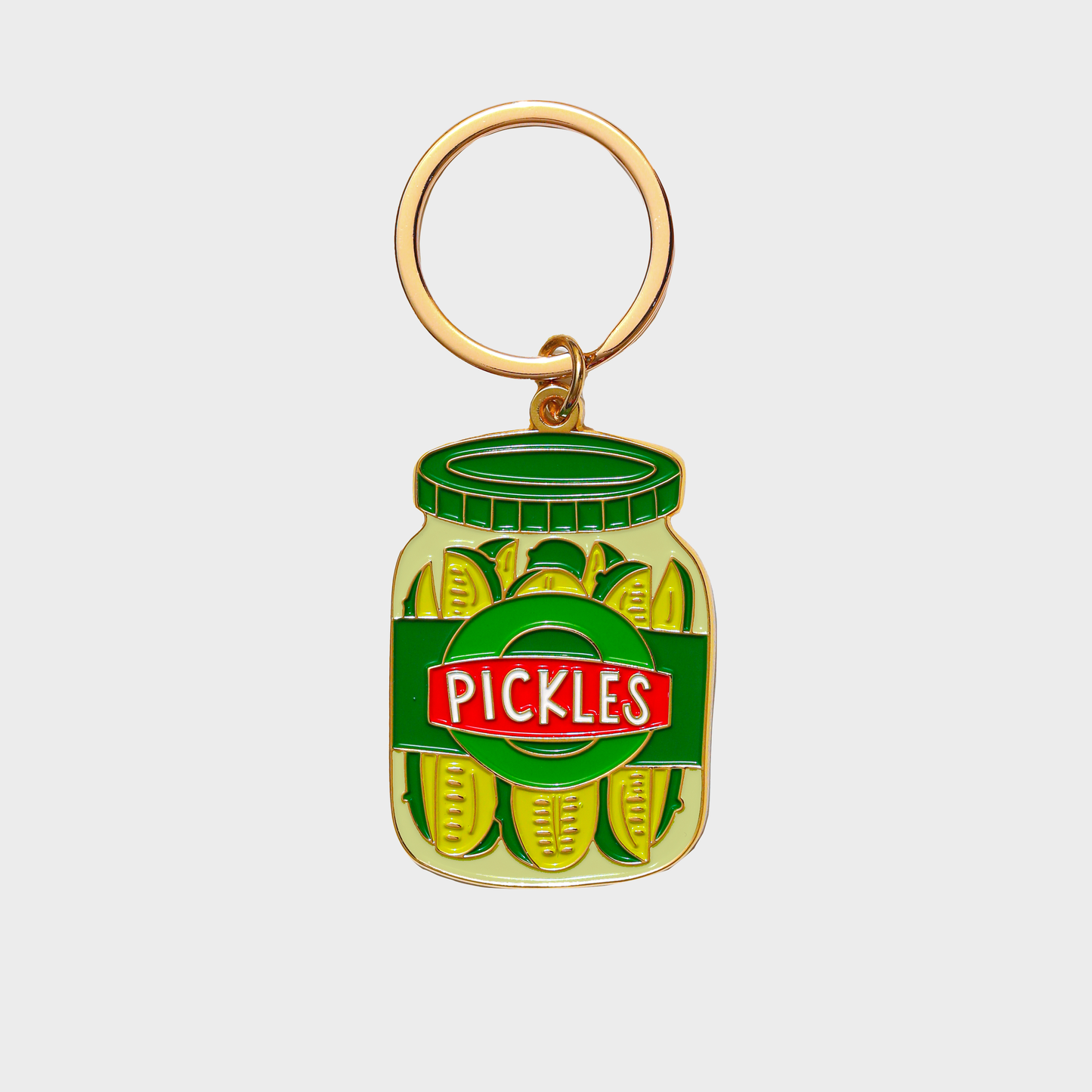 Pickle Jar Keychain