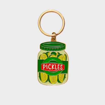 Pickle Jar Keychain