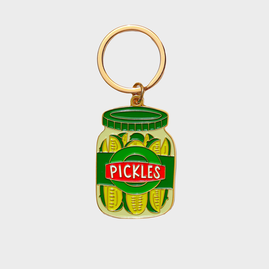 Pickle Jar Keychain