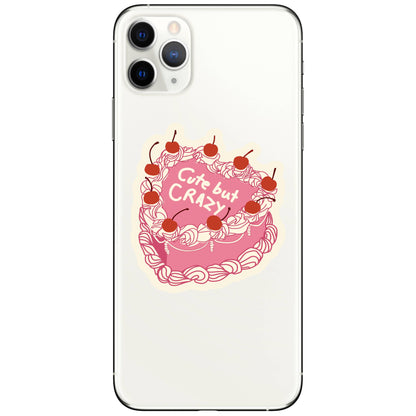 Cute but Crazy Sticker