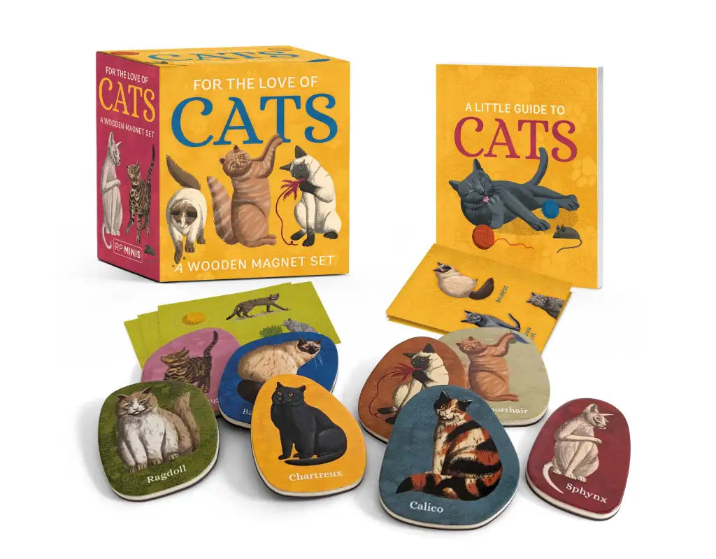 RP Mini - For the Love of Cats: A Wooden Magnet Set