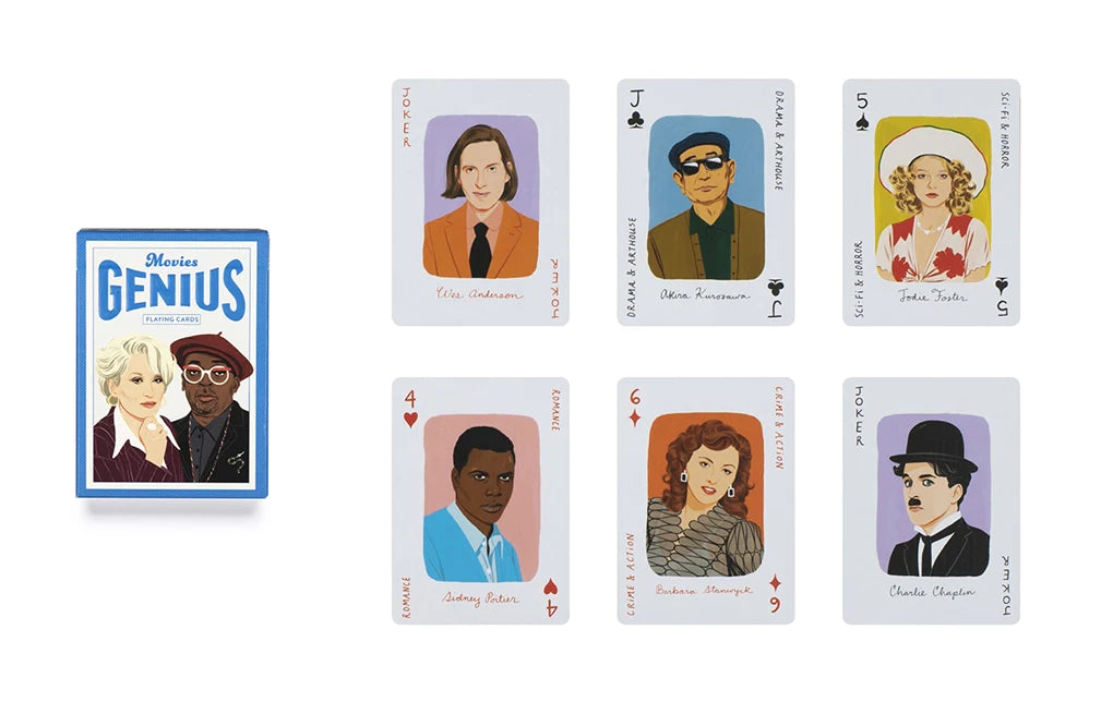 Movies Genius Playing Cards