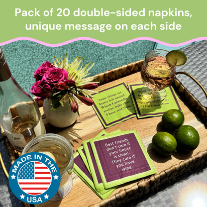 DOM Napkin - My back goes out