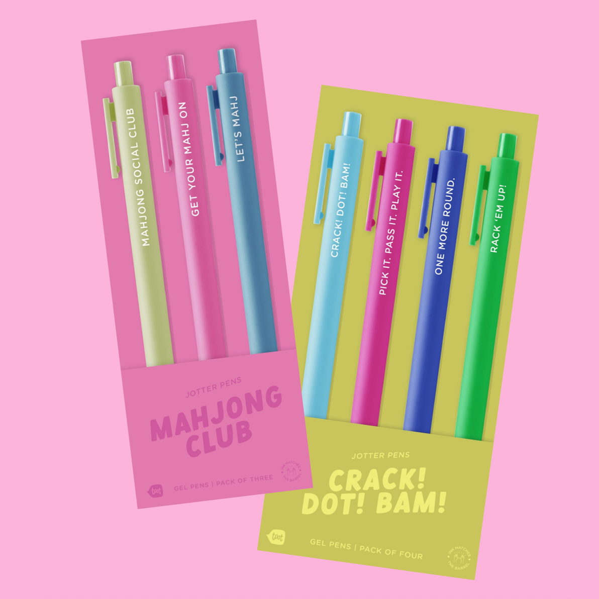 Crack! Dot! Bam! 4 Pack Jotters