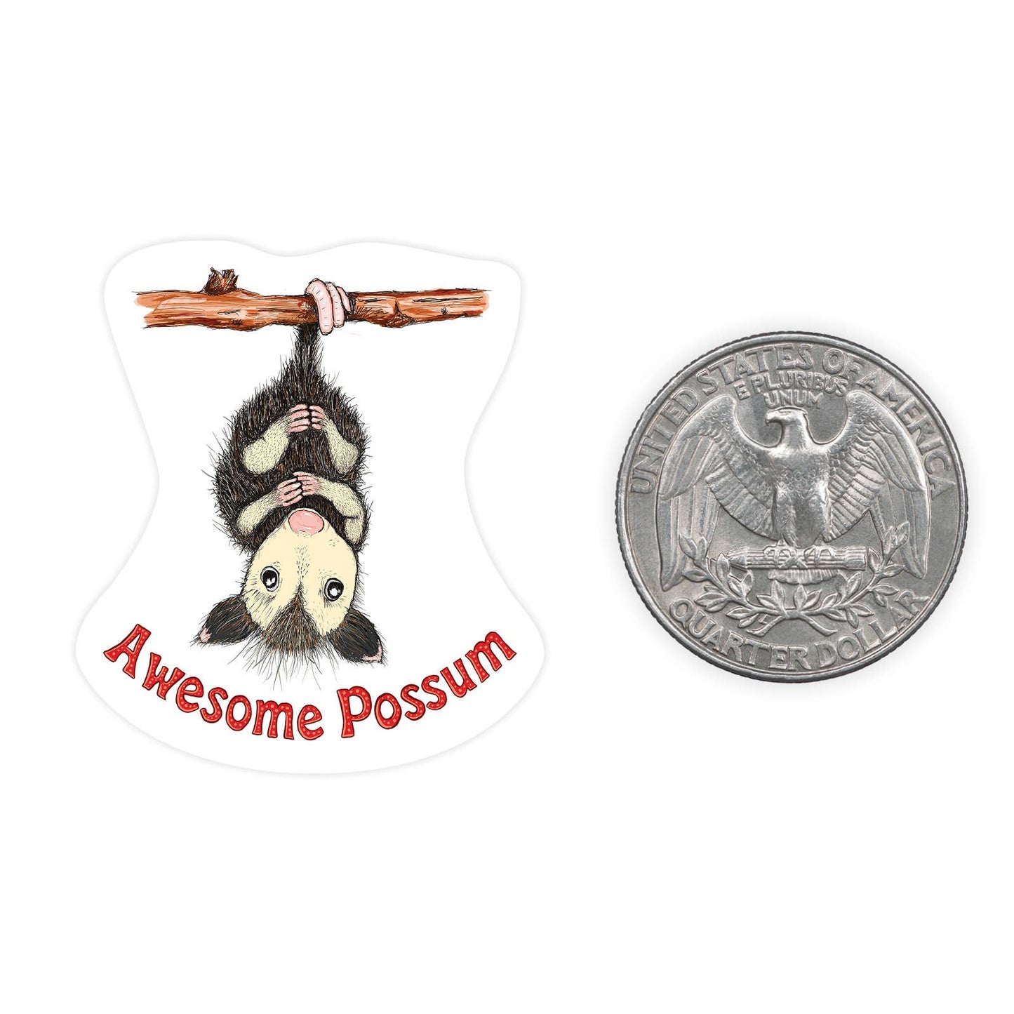 Possum - Mini Sticker
