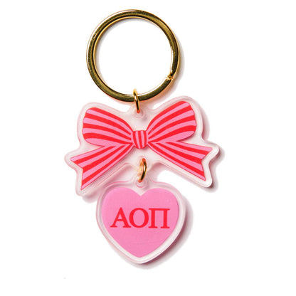 Bow Keychain - Chi O
