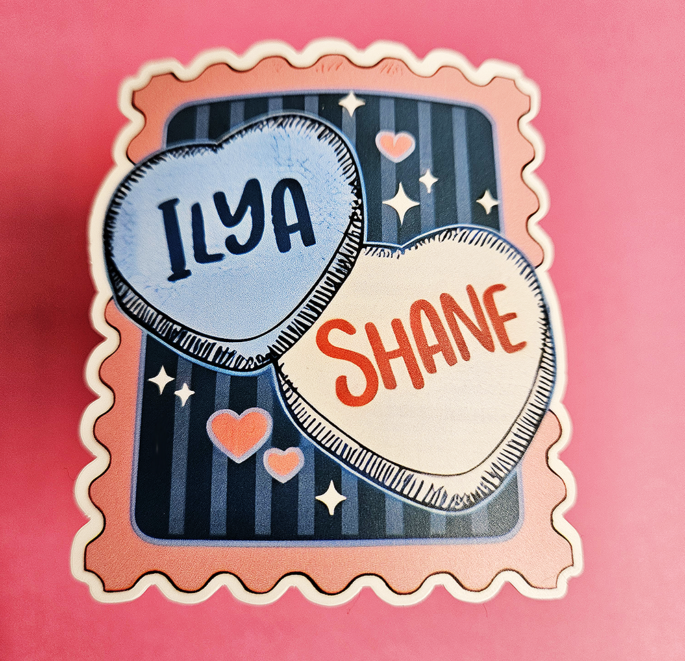 Heated Rivalry Ilya & Shane Sticker