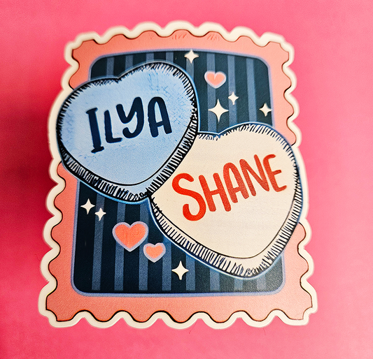 Heated Rivalry Ilya & Shane Sticker