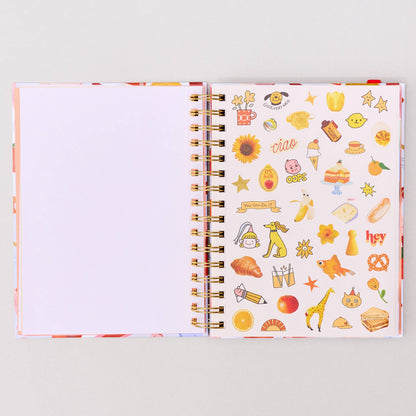 17-Month Academic Planner - Medium Oil Paint Floral