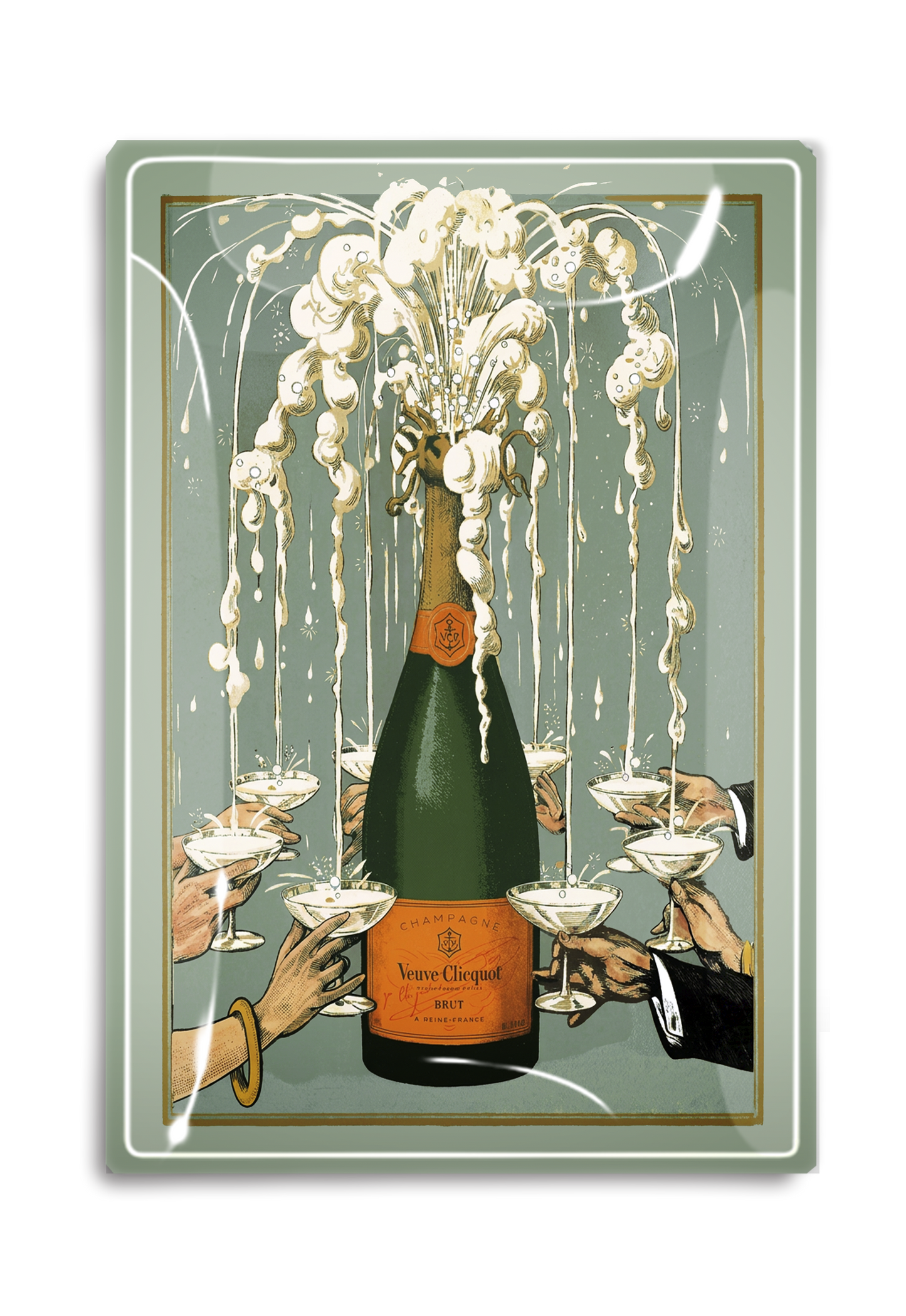 Veuve Clicquot Toast Tray - 4x6