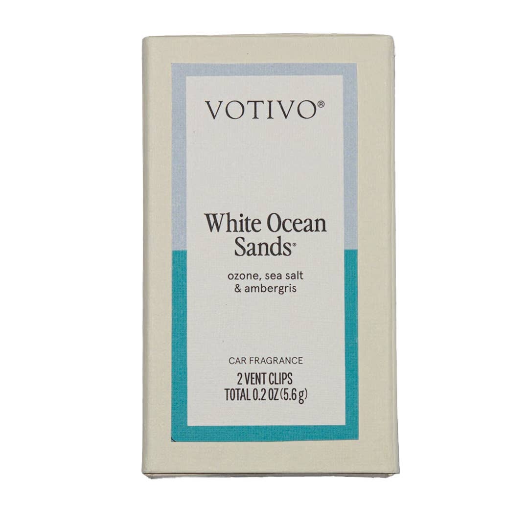 White Ocean Sands Car Fragrance