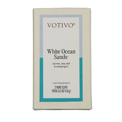 White Ocean Sands Car Fragrance