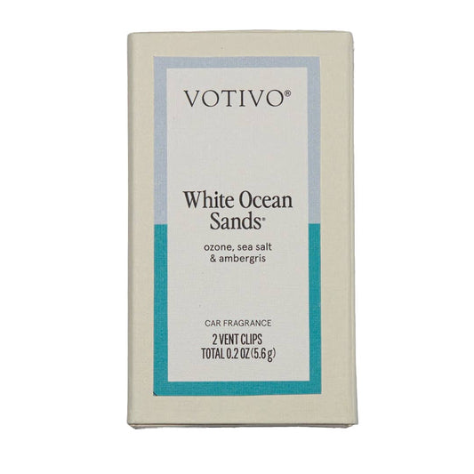 White Ocean Sands Car Fragrance