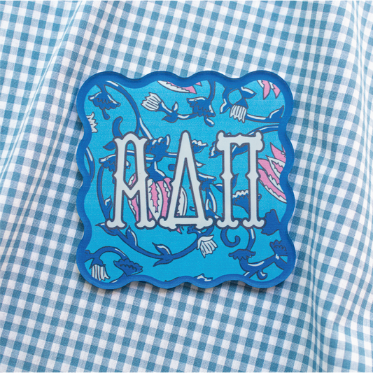 ADPi Block Print Coaster