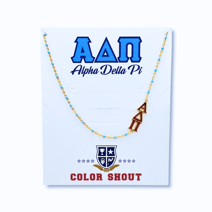 ADPi Side Necklace