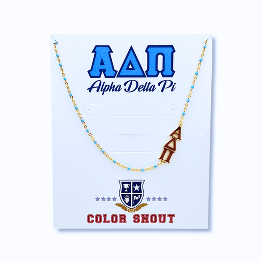 ADPi Side Necklace