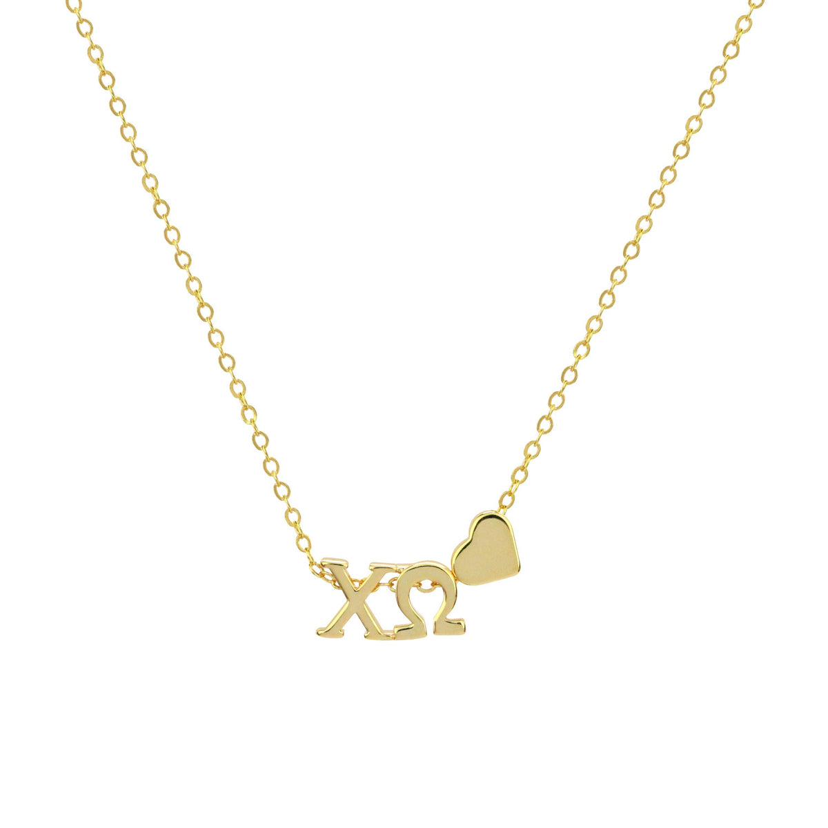 XO Heart Necklace