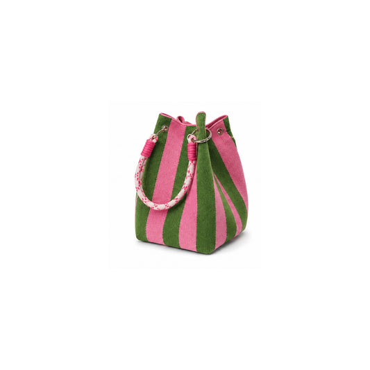 Boho Clutch - Pink/Green