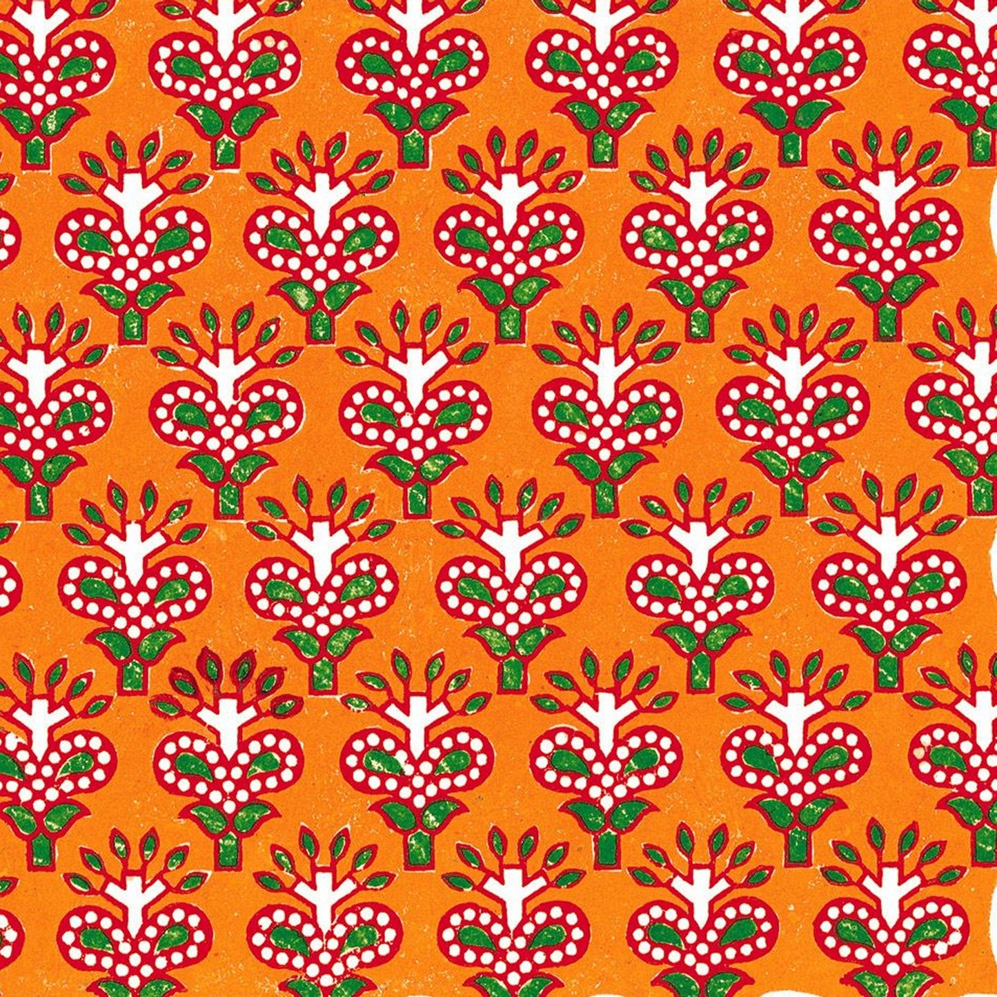 Prosecco Bottle Wrap - Red Leaf Blockprint