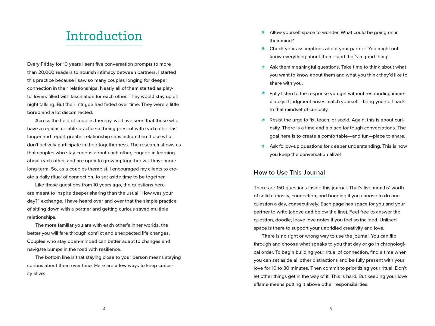One Question a Day to Stay Close and Curious