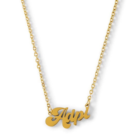 ADPi Retro Gold Necklace