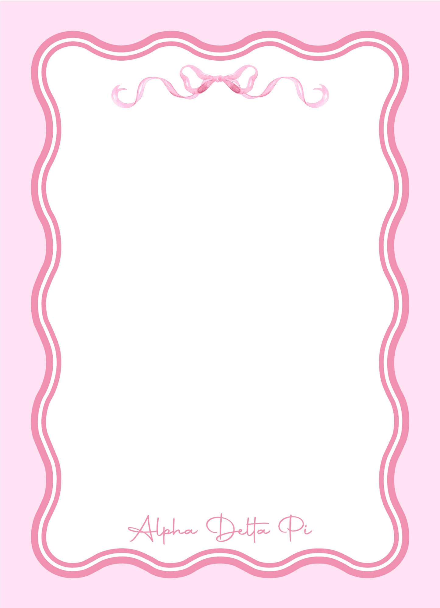 ADPi Coquette Notepad