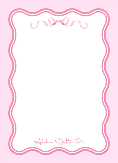 ADPi Coquette Notepad