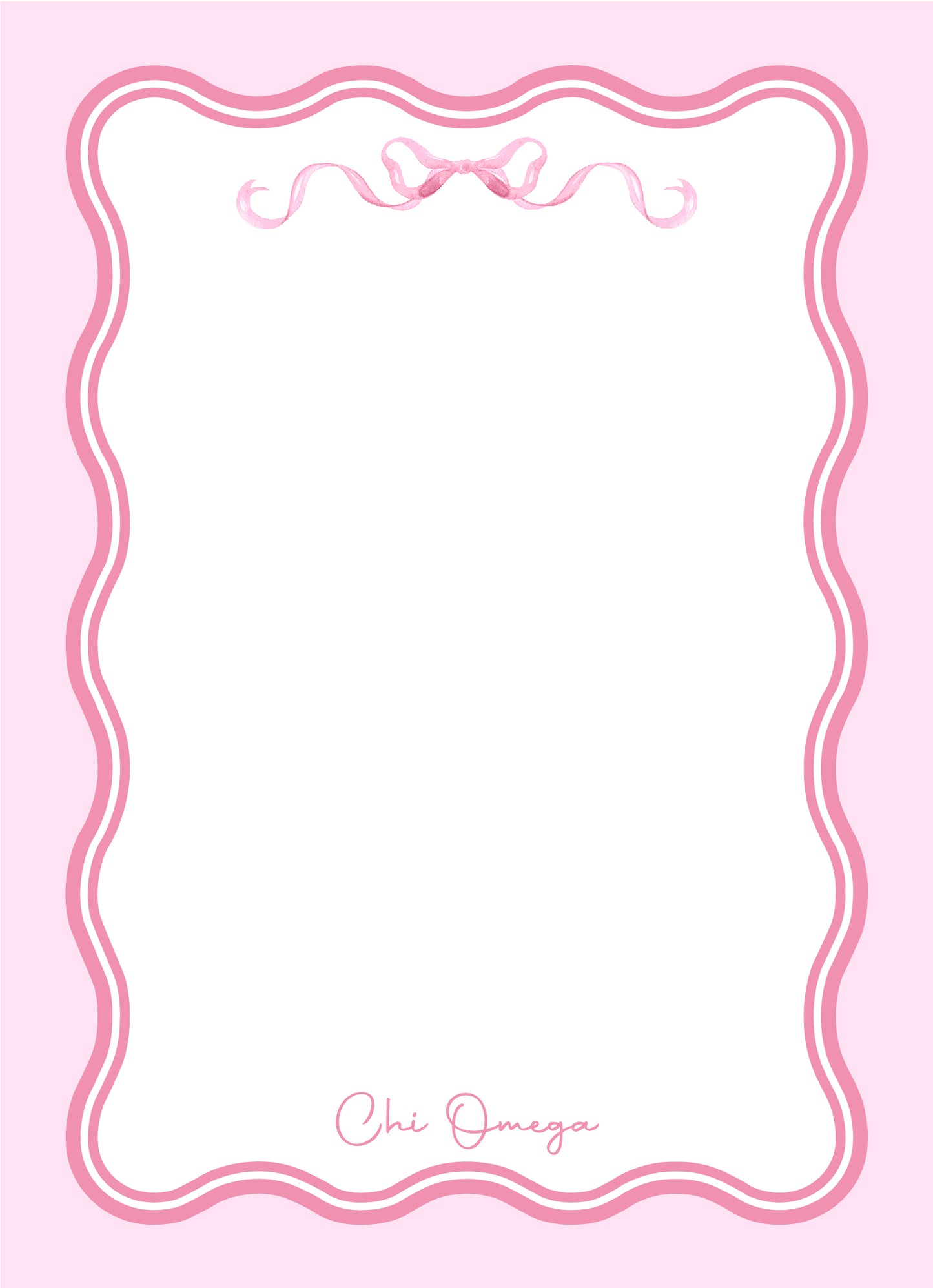 XO Coquette Notepad