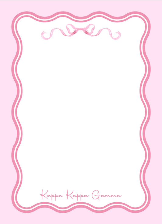 KKG Coquette Notepad