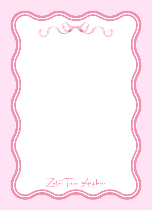 ZTA Coquette Notepad