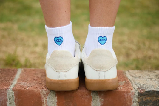 AXiD Heart Quarter Socks