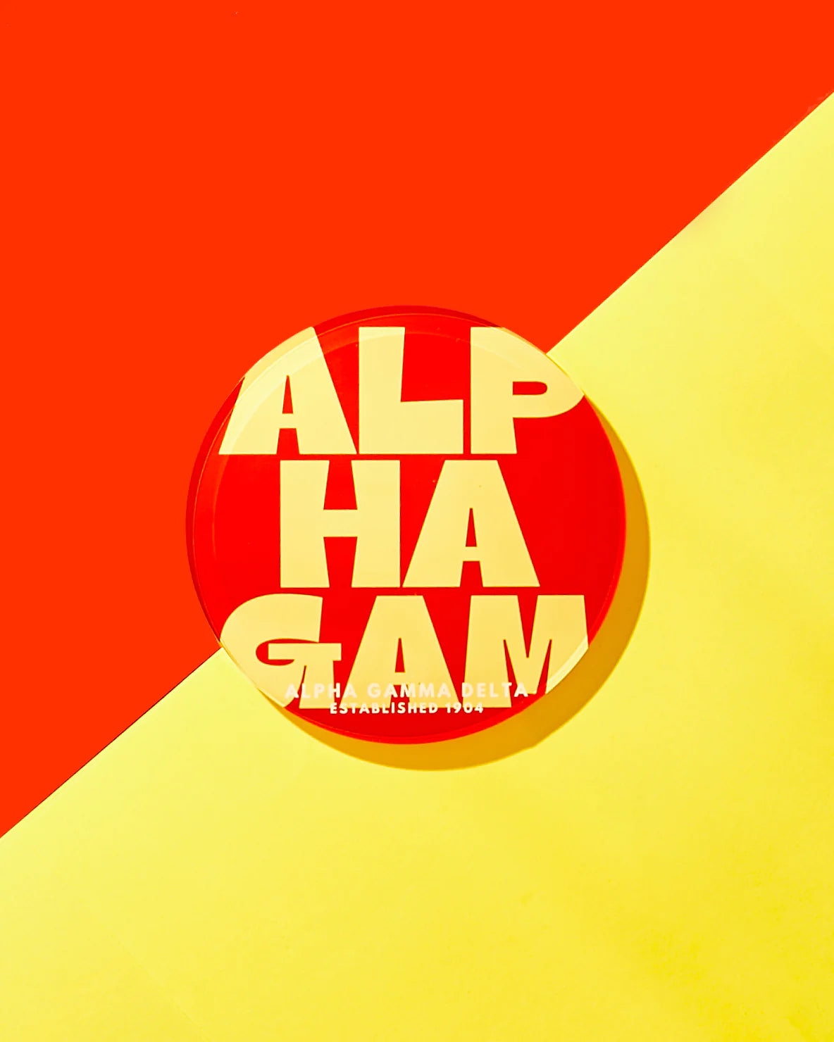 AGD Acrylic Two-Tone Coaster - Thumbnail 3