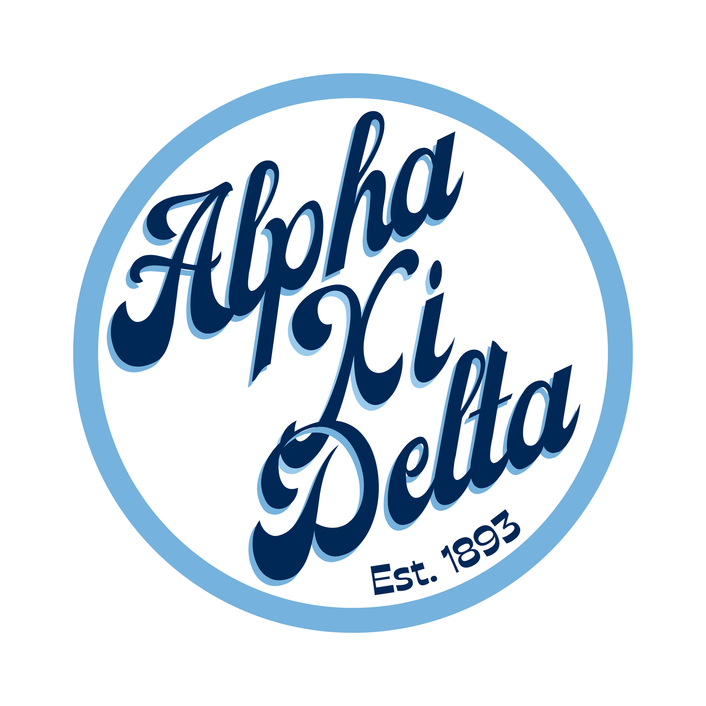 AXiD Greek Retro Button