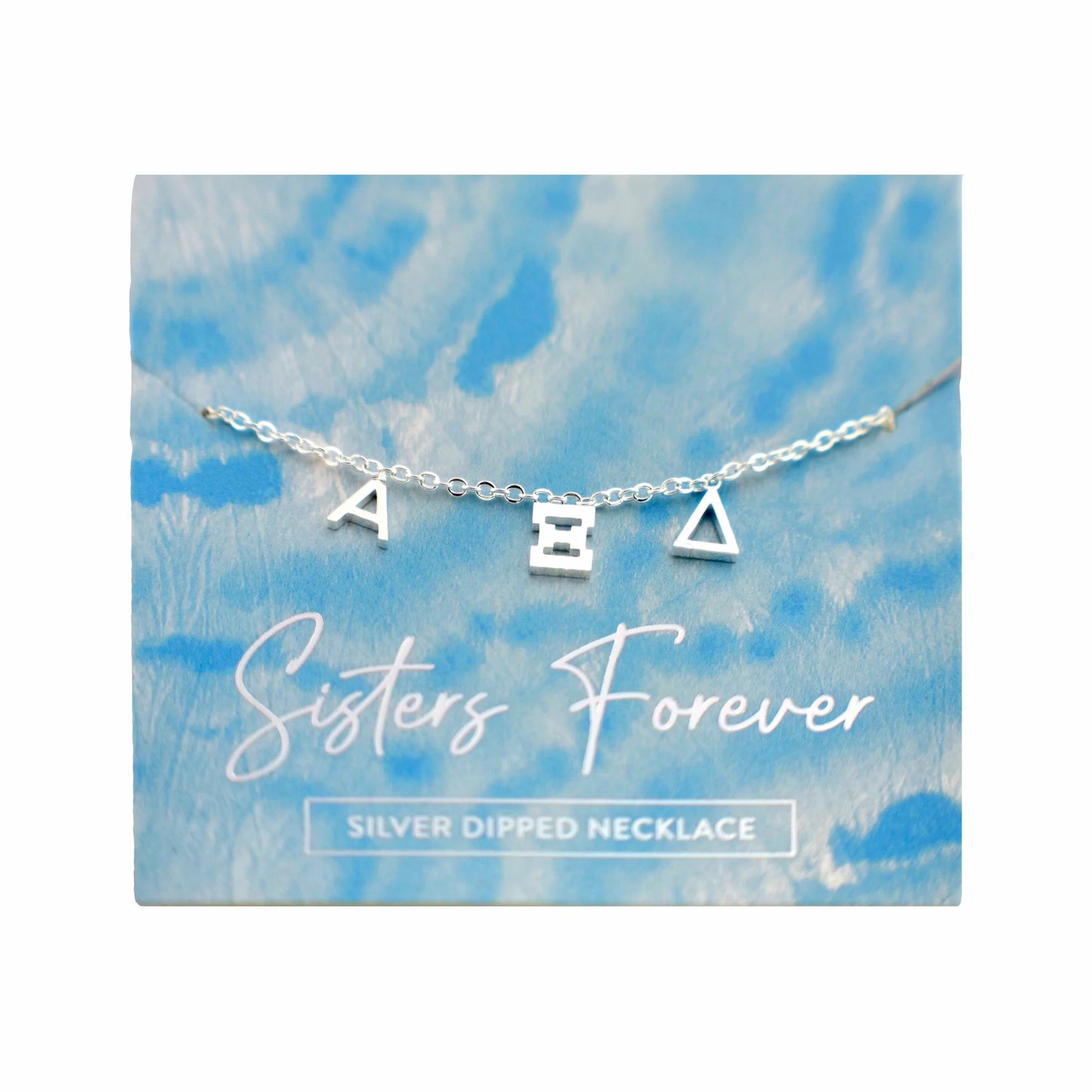 AXiD Silver Letters Necklace