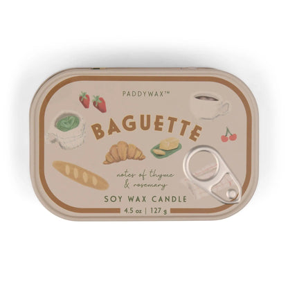 French Baguette - Bistro Tin 4.5 oz Candle