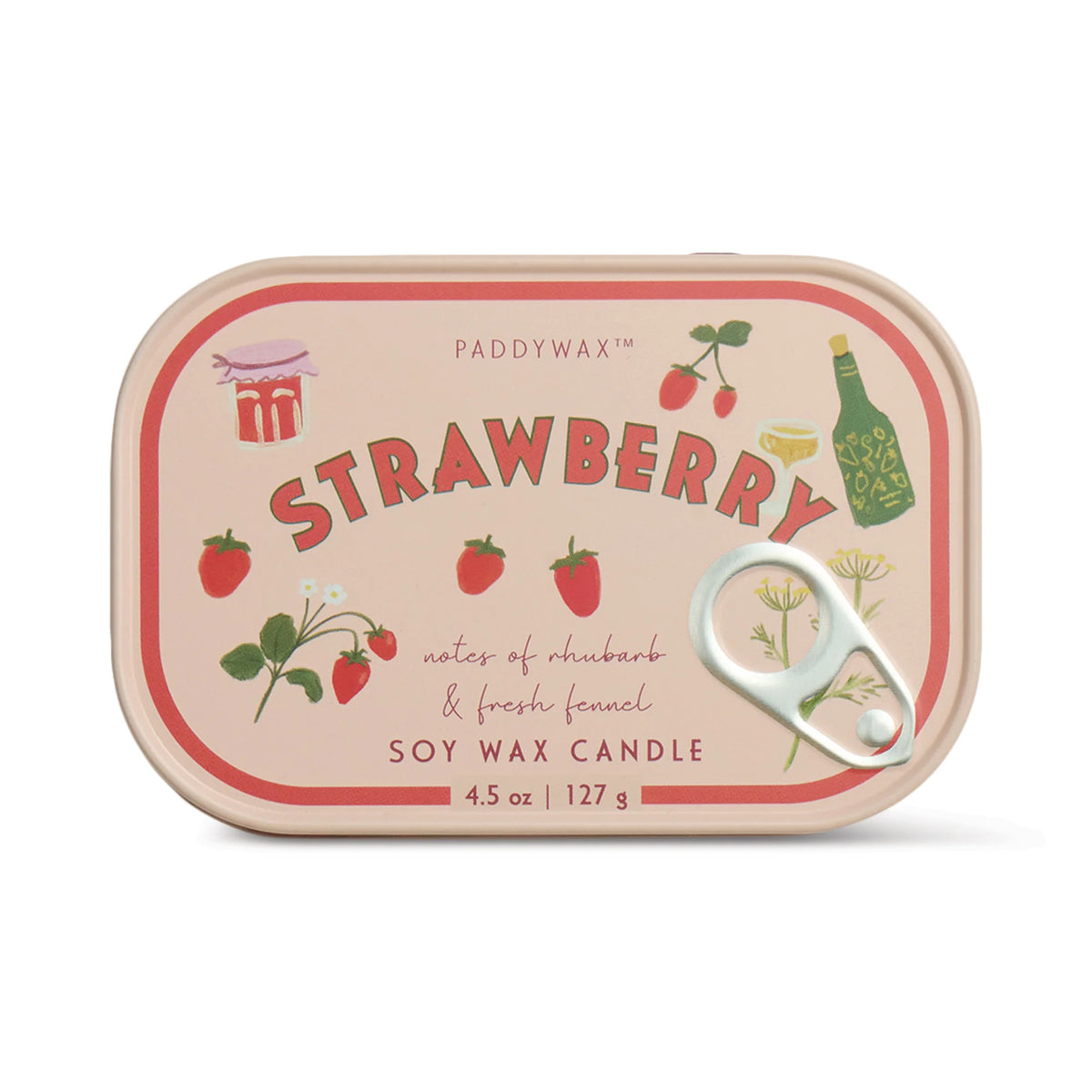 Strawberry - Bistro Tin 4.5 oz Candle