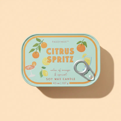 Orange Citrus Spritz - Bistro Tin 4.5 oz Candle