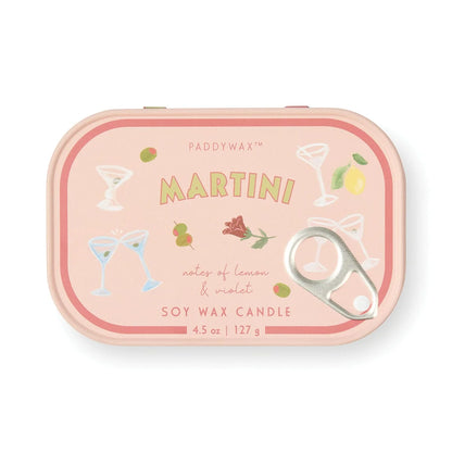 Martini - Bistro Tin 4.5 oz Candle