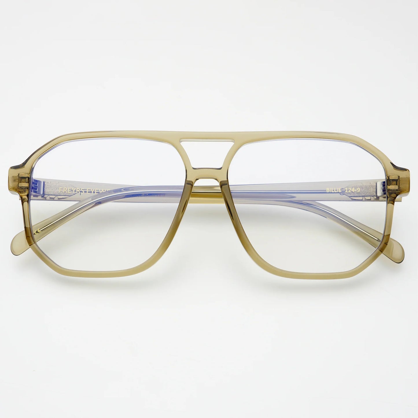 Billie Blue Light Reading Glasses - Olive