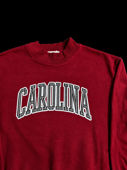 Carolina Mock Neck - Garnet