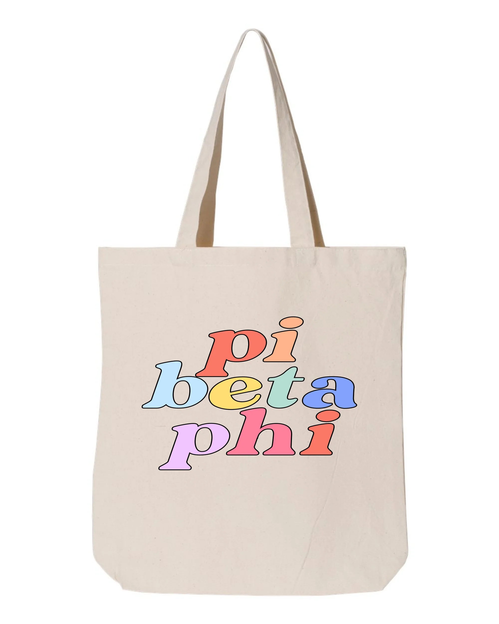 "Crawford" Canvas Tote - Pi Phi
