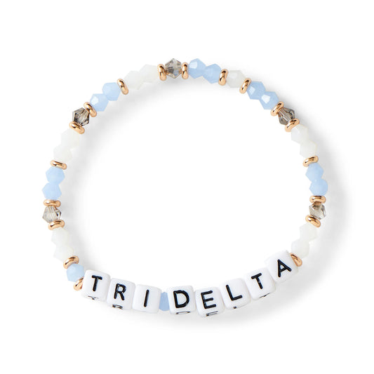 Tri Delta Beaded Bracelet