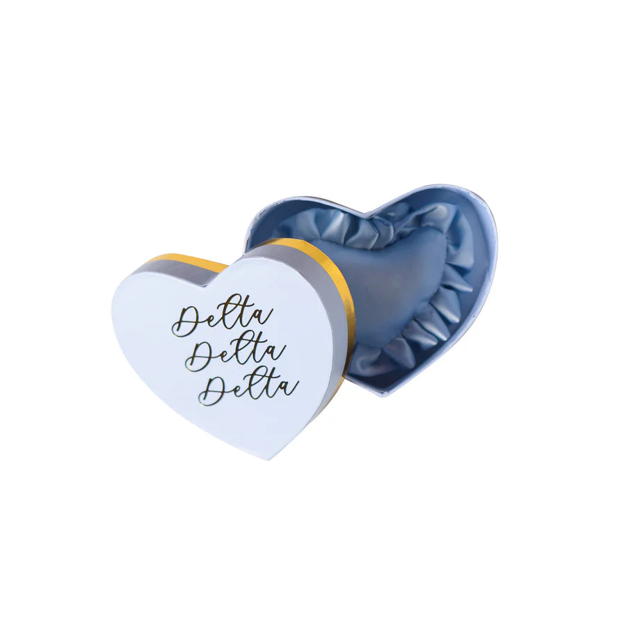 Badge Pillow & Box - Tri Delta