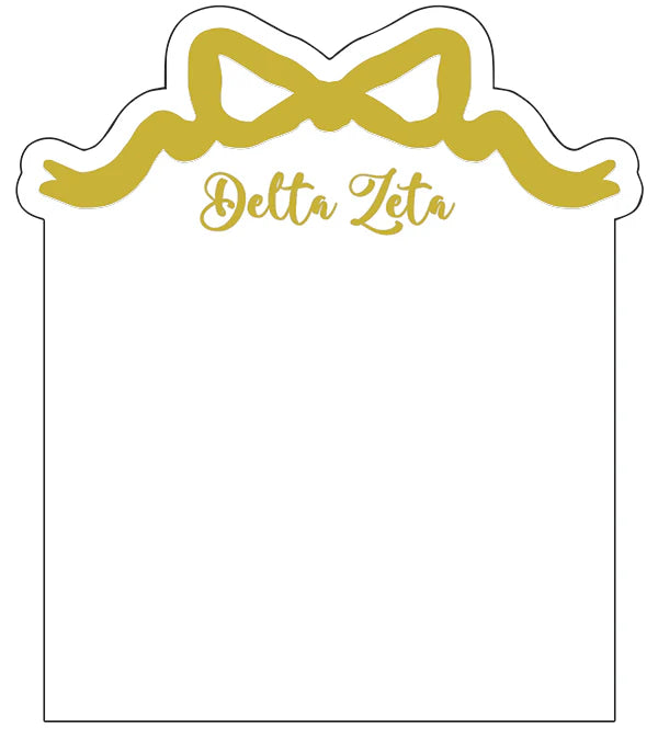 Acrylic Bow Frame - Delta Zeta