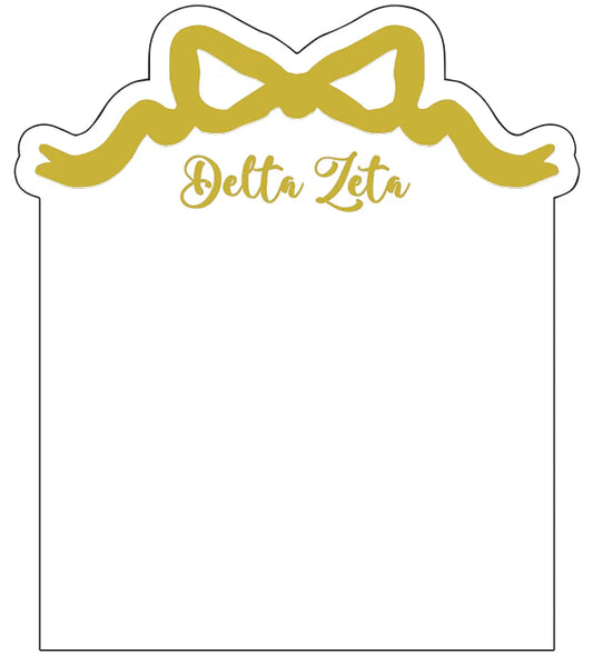 Acrylic Bow Frame - Delta Zeta