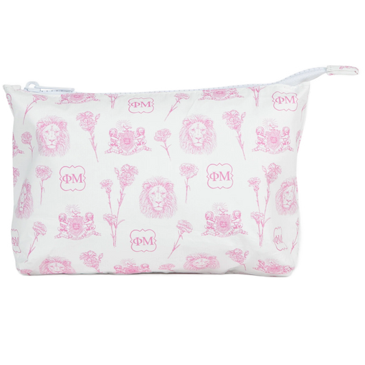 Phi Mu Small Toile Bag