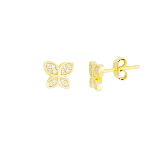 Butterfly Studs in Gold
